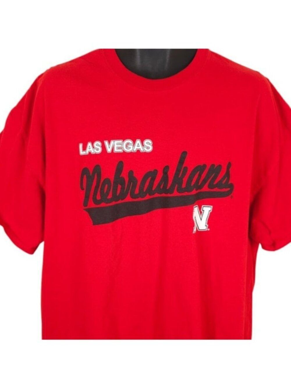 LasโVegas Nebraskans T Shirt Mens Size 2XL Red Nebraska Huskers Fans